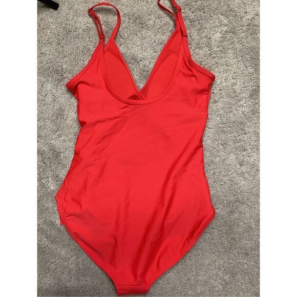 New. Red ruffle one piece. Retails $115 - Picture 8 of 11